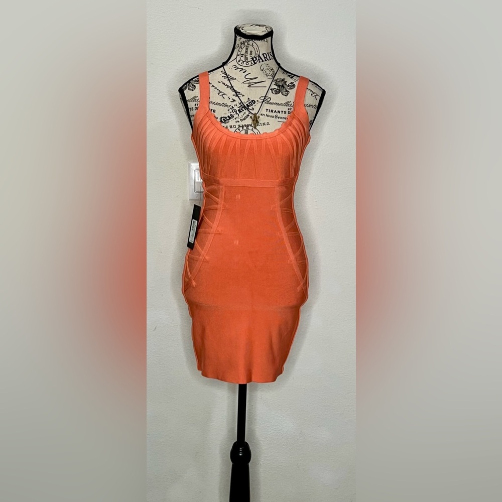 Marciano Vibrant peach, schnapps Mini Dress